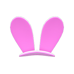 Animal Crossing Items Bunny Ears Pink