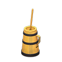 Animal Crossing Items Butter Churn Natural wood