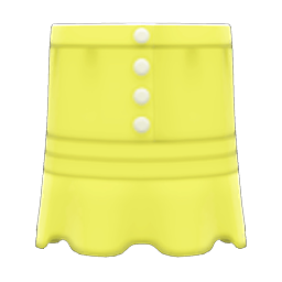 Animal Crossing Items Switch Buttoned Lace Skirt