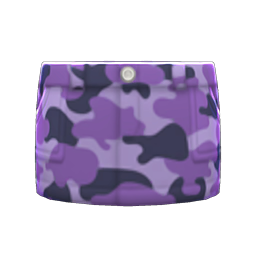 Animal Crossing Items Camo Skirt Purple