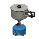Animal Crossing Items Camp Stove Blue
