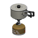 Animal Crossing Items Camp Stove Brown