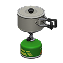 Animal Crossing Items Camp Stove Green