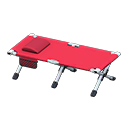 Camping Cot Red