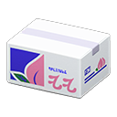 Animal Crossing Items Cardboard Box Peaches