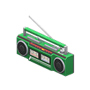 Animal Crossing Items Cassette Player Green