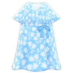 Animal Crossing Items Casual Chic Dress Light blue