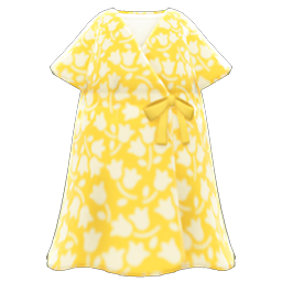 Animal Crossing Items Casual Chic Dress Yellow