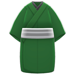 Animal Crossing Items Casual Kimono Green