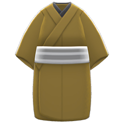Animal Crossing Items Casual Kimono Mustard