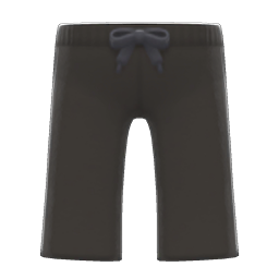 Animal Crossing Items Casual Pants Black
