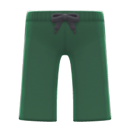 Animal Crossing Items Casual Pants Green