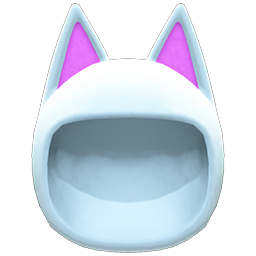 Animal Crossing Items Cat Cap White