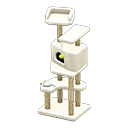 Animal Crossing Items Cat Tower White