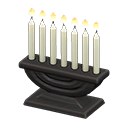 Animal Crossing Items Celebratory Candles Black