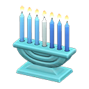 Animal Crossing Items Celebratory Candles Blue