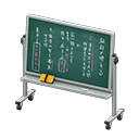 Animal Crossing Items Chalkboard Foreign language