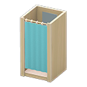 Animal Crossing Items Changing Room Beige / Blue