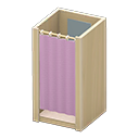 Animal Crossing Items Changing Room Beige / Pink