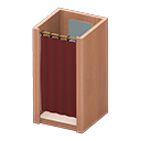 Animal Crossing Items Changing Room Brown / Red