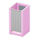 Animal Crossing Items Changing Room Pink / White