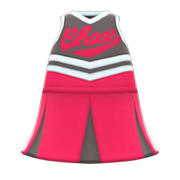 Animal Crossing Items Cheerleading Uniform Berry red