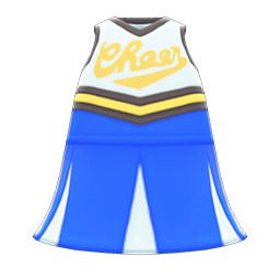 Animal Crossing Items Cheerleading Uniform Blue
