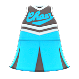 Animal Crossing Items Cheerleading Uniform Light blue