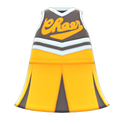 Animal Crossing Items Cheerleading Uniform Yellow