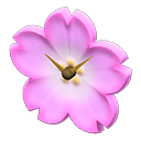 Animal Crossing Items Cherry-blossom Clock Pink