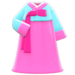 Animal Crossing Items Chima Jeogori Pink