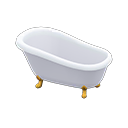 Animal Crossing Items Claw-foot Tub White