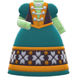 Animal Crossing Items Cold-country Dress Green