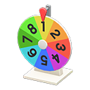 Animal Crossing Items Colorful Wheel Colorful numbers
