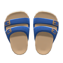 Animal Crossing Items Comfy Sandals Blue