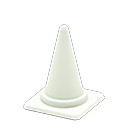 Animal Crossing Items Cone White
