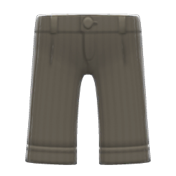 Animal Crossing Items Corduroy Pants Black
