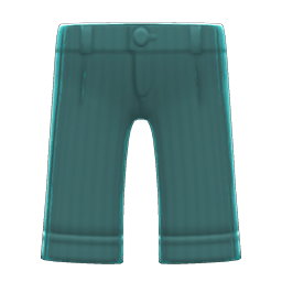 Animal Crossing Items Corduroy Pants Green
