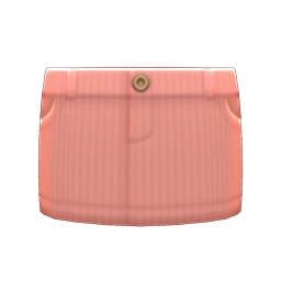 Animal Crossing Items Corduroy Skirt Pink
