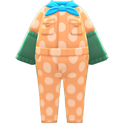 Animal Crossing Items Coveralls With Arm Covers Orange
