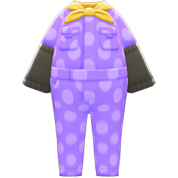 Animal Crossing Items Coveralls With Arm Covers Purple