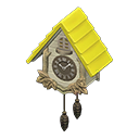 Animal Crossing Items Cuckoo Clock Yellow