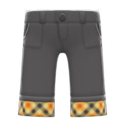 Animal Crossing Items Cuffed Pants Gray