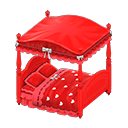 Animal Crossing Items Cute Bed Red