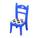 Animal Crossing Items Cute Chair Blue