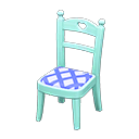 Animal Crossing Items Cute Chair Sky blue