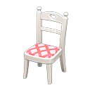 Animal Crossing Items Cute Chair White