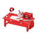 Animal Crossing Items Cute Diy Table Red