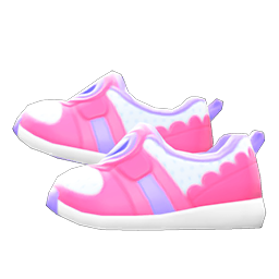 Animal Crossing Items Cute Sneakers Pink