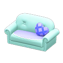 Animal Crossing Items Cute Sofa Sky blue